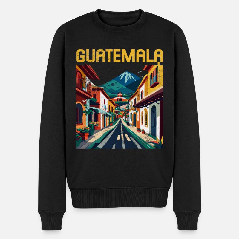 Guatemala - Pull Premium bio Homme - noir