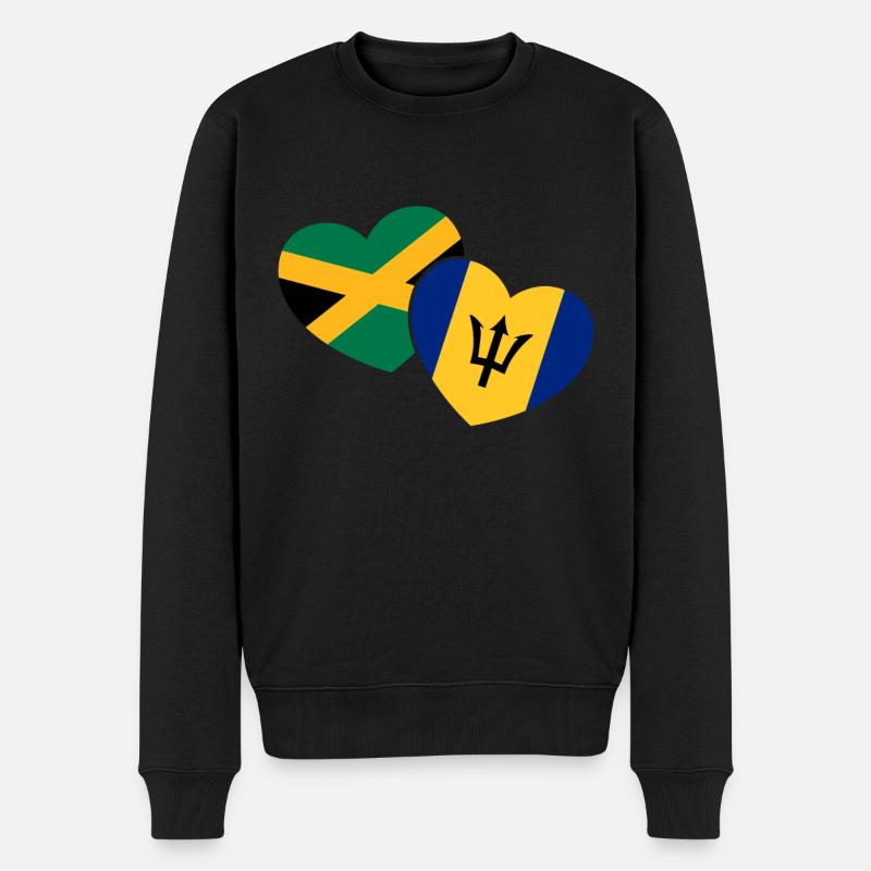 Barbade Caraïbes Bajan Holiday Gift - Pull Premium bio Homme - noir