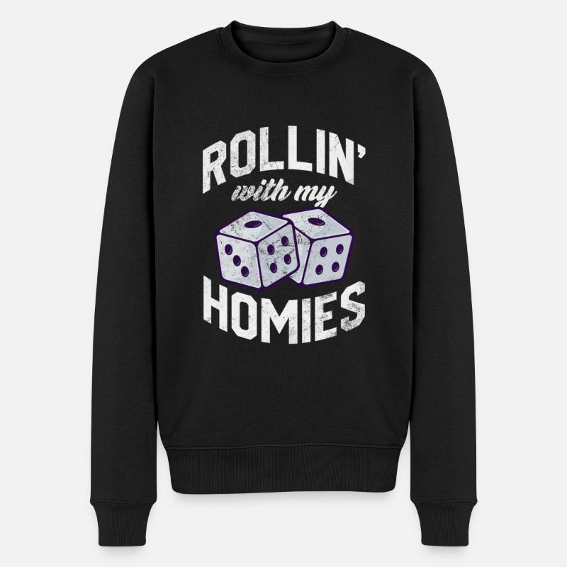 Jeu - Pull Premium bio Homme - noir