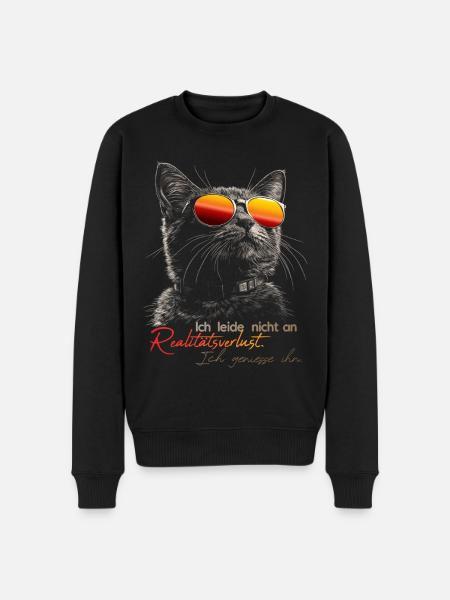 Chat drôle - Pull Premium bio Homme - noir