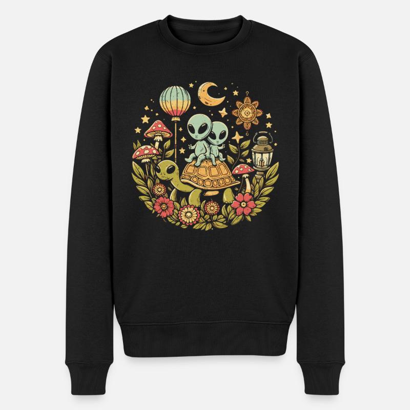 Étranger - Pull Premium bio Homme - noir