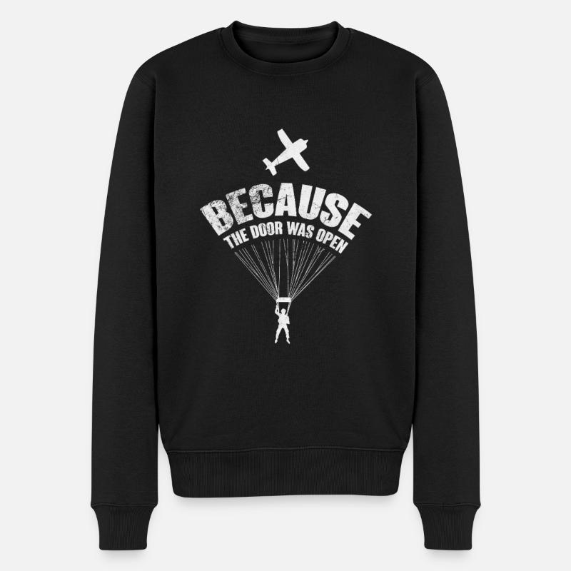 Skydive - Pull Premium bio Homme - noir