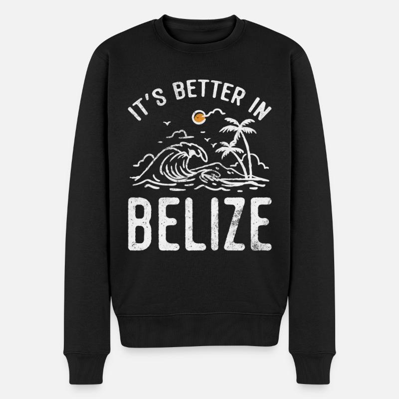 Belize - Pull Premium bio Homme - noir