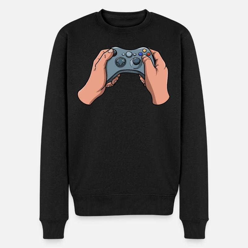Manette gamer - Pull Premium bio Homme - noir