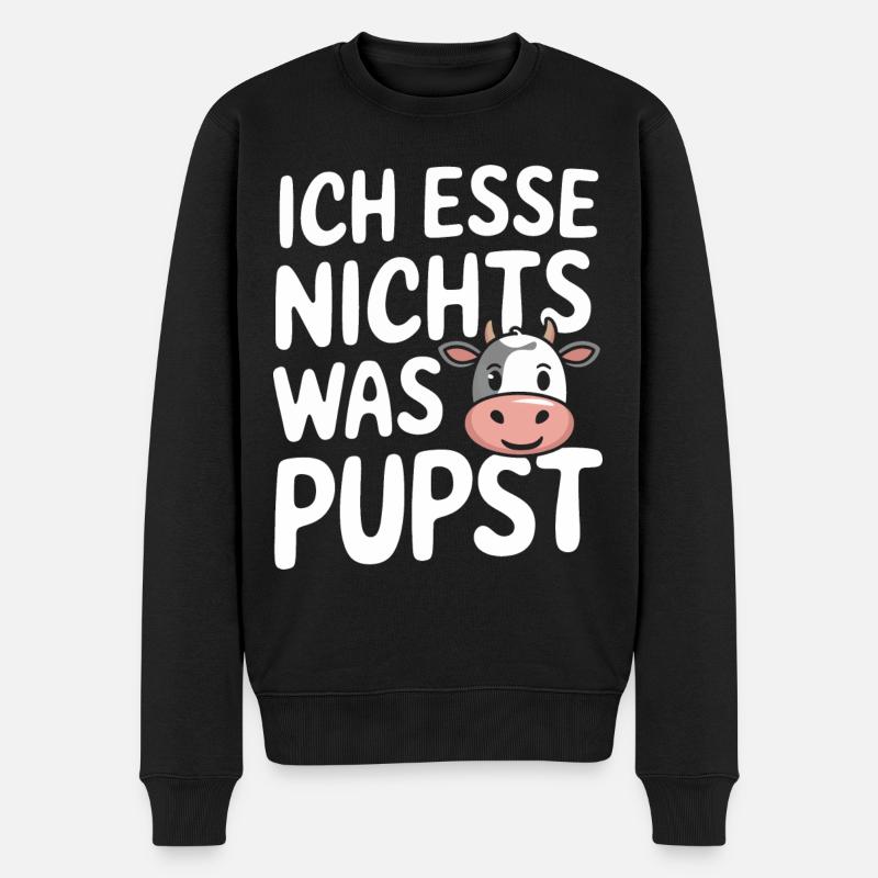 Végétarien Végétalien Végétarien Végétarien - Pull Premium bio Homme - noir
