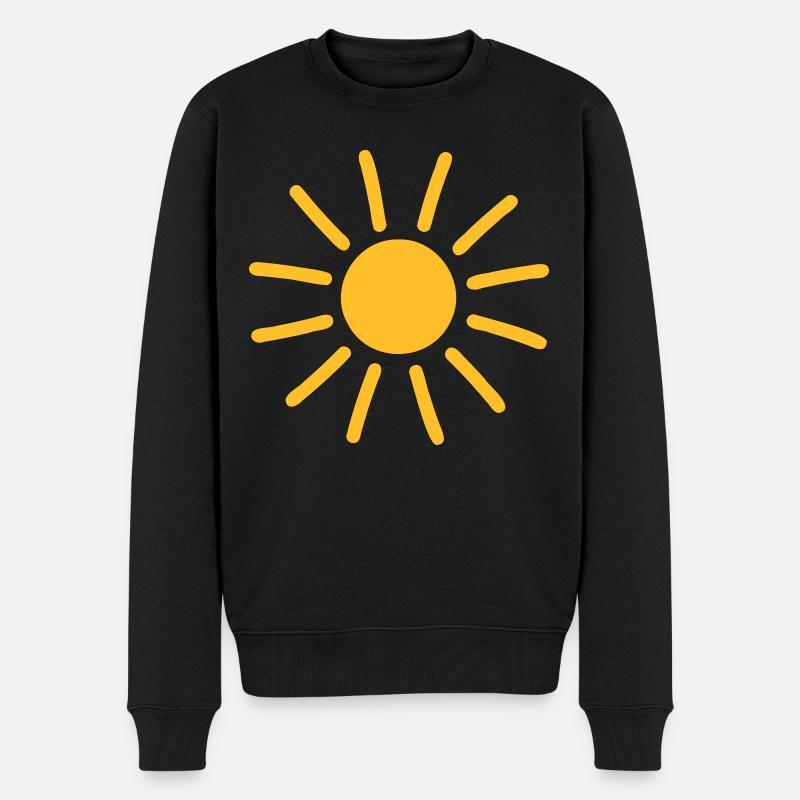 Soleil soleil sunshine soleil - Pull Premium bio Homme - noir