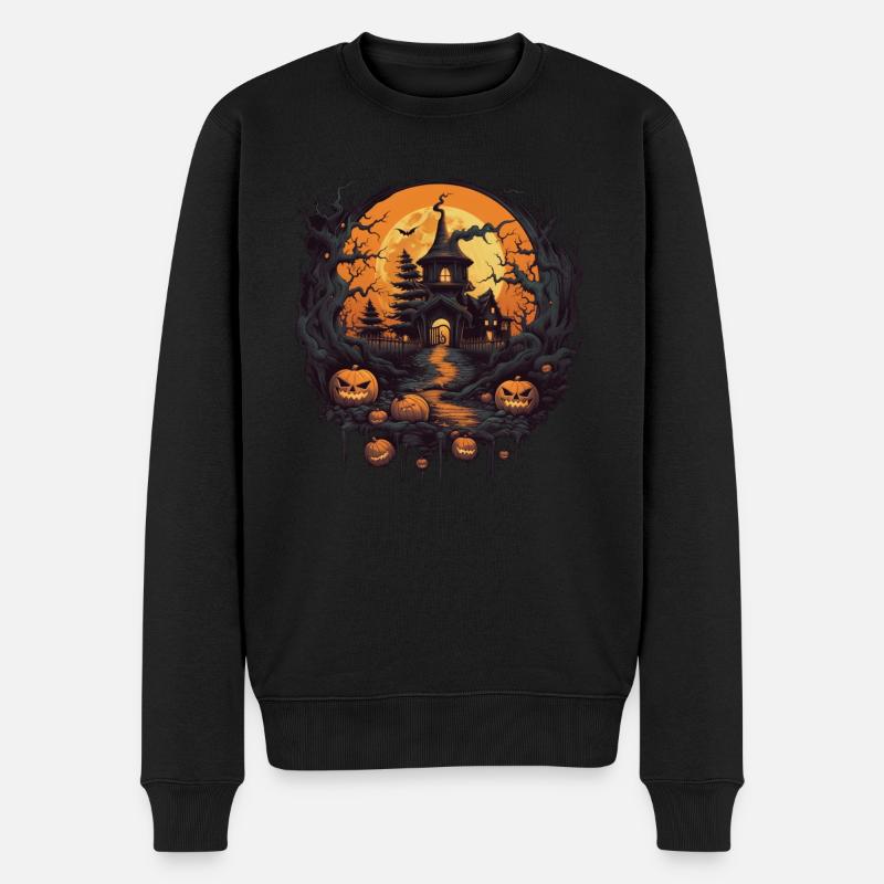 Halloween - Pull Premium bio Homme - noir
