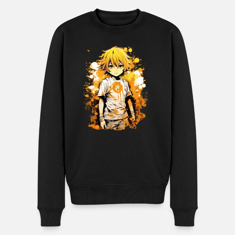 Garçon d’anime - Pull Premium bio Homme - noir