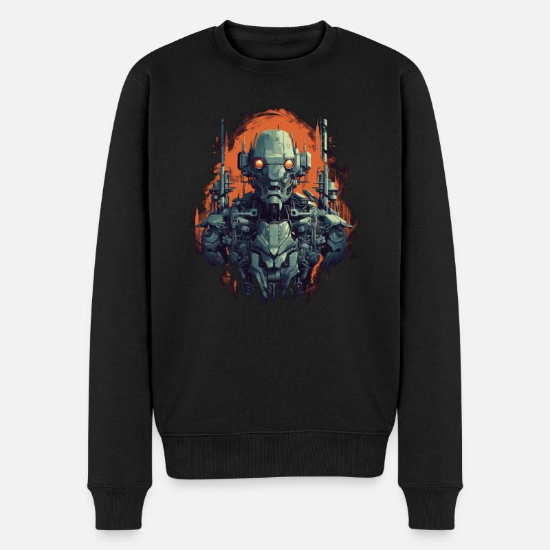 Mecha - Pull Premium bio Homme - noir