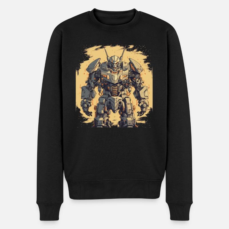 Mecha - Pull Premium bio Homme - noir