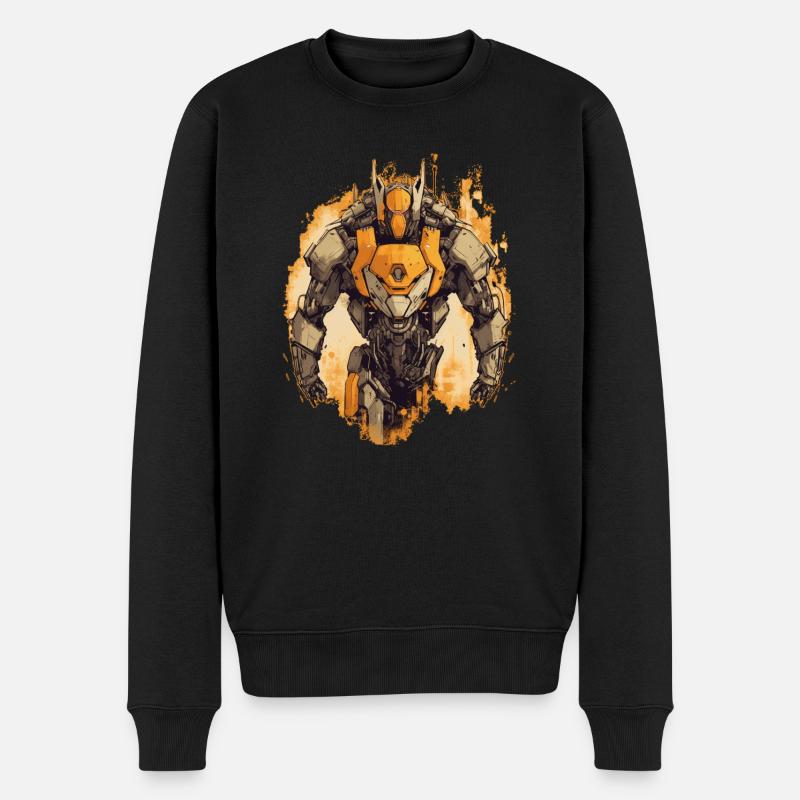Mecha - Pull Premium bio Homme - noir