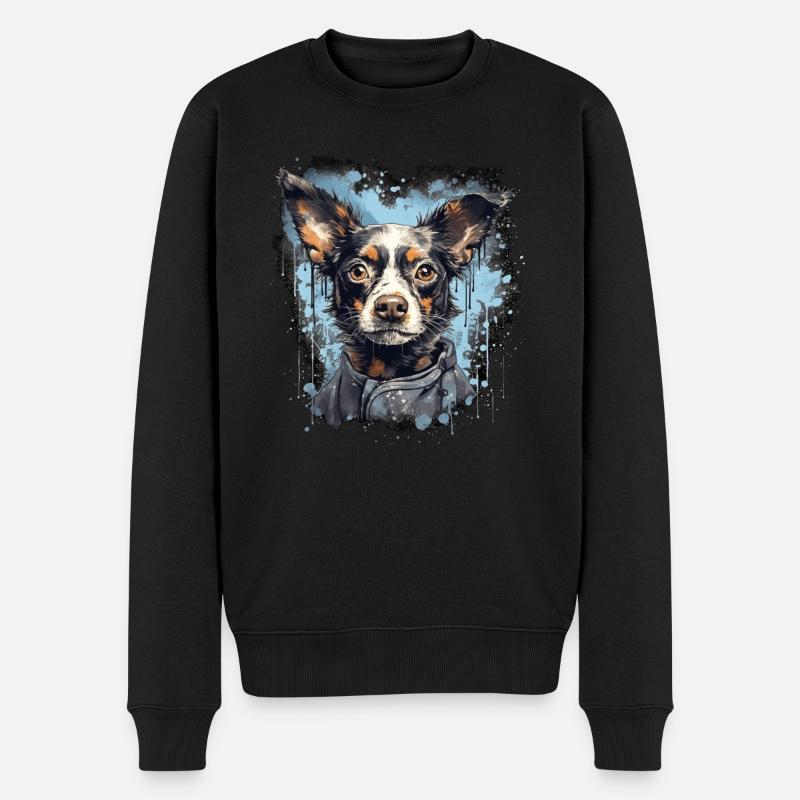 Chien - Pull Premium bio Homme - noir