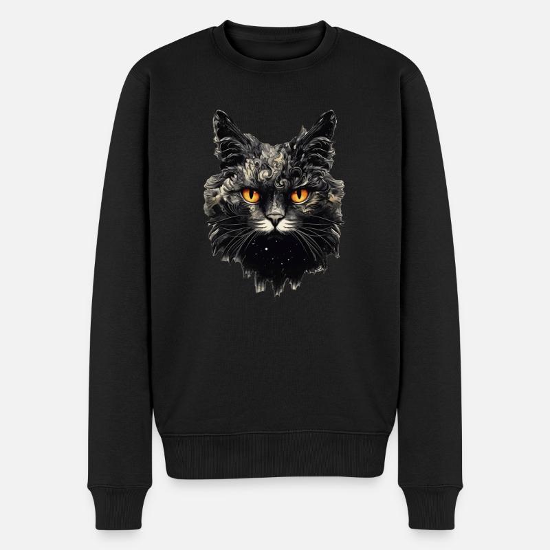Chat - Pull Premium bio Homme - noir