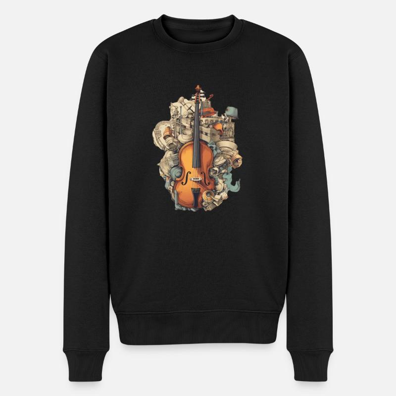 Instruments de musique - Pull Premium bio Homme - noir