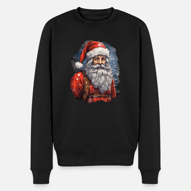 Père Noël - Pull Premium bio Homme - noir