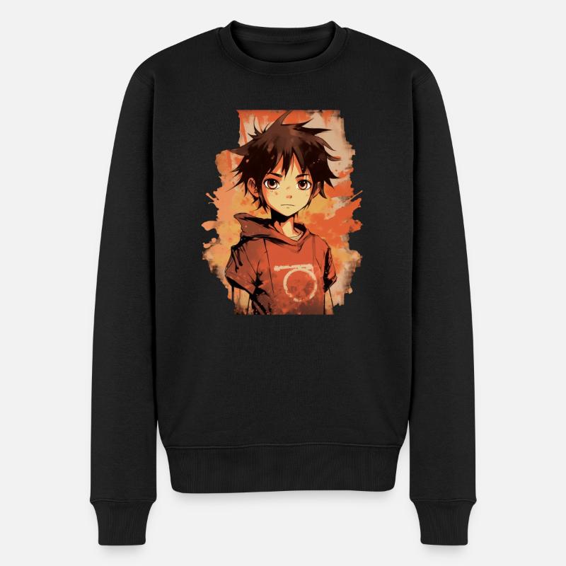 Garçon d’anime - Pull Premium bio Homme - noir