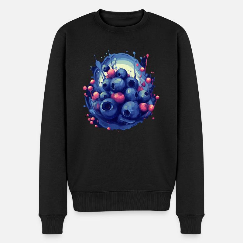 Myrtille - Pull Premium bio Homme - noir