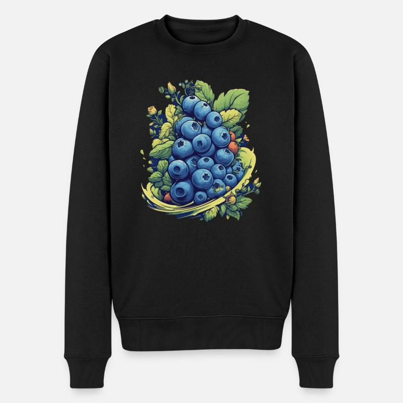 Myrtille - Pull Premium bio Homme - noir