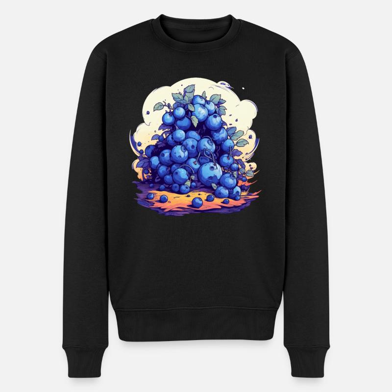 Myrtille - Pull Premium bio Homme - noir
