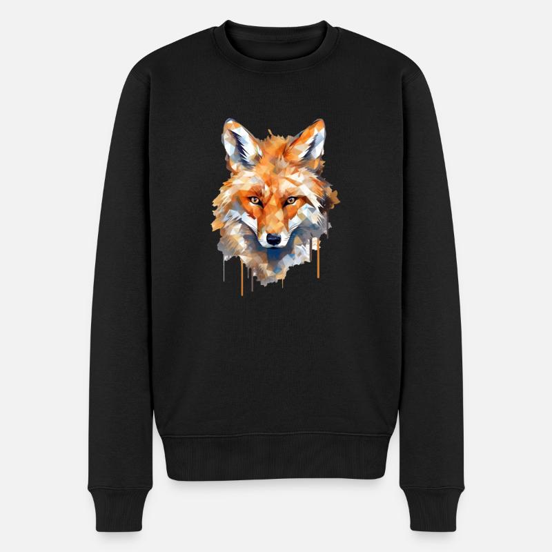 Renard - Pull Premium bio Homme - noir