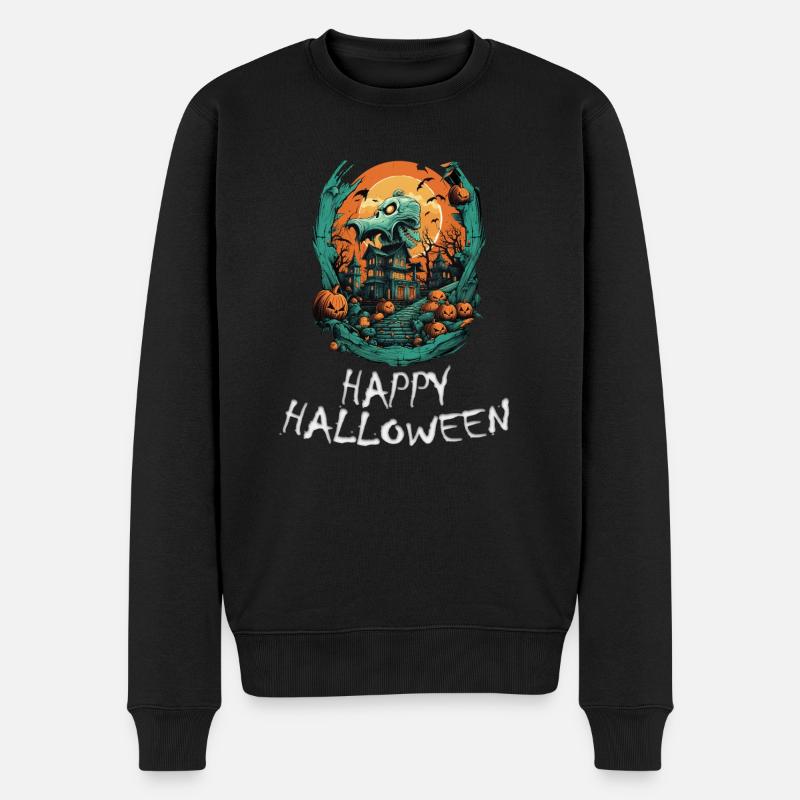 Halloween - Joyeux Halloween - Pull Premium bio Homme - noir