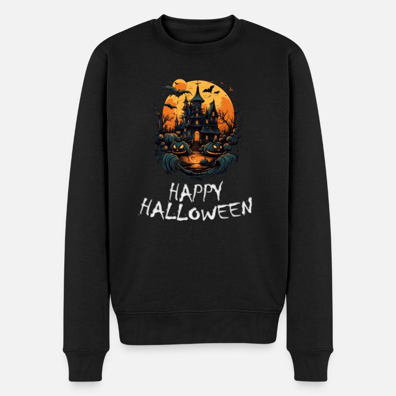 Halloween - Joyeux Halloween - Pull Premium bio Homme - noir