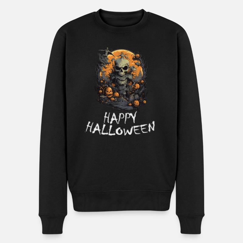 Halloween - Joyeux Halloween - Pull Premium bio Homme - noir