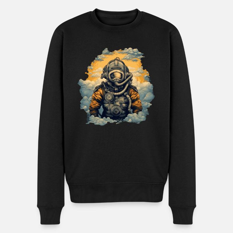 Plongeur - Pull Premium bio Homme - noir