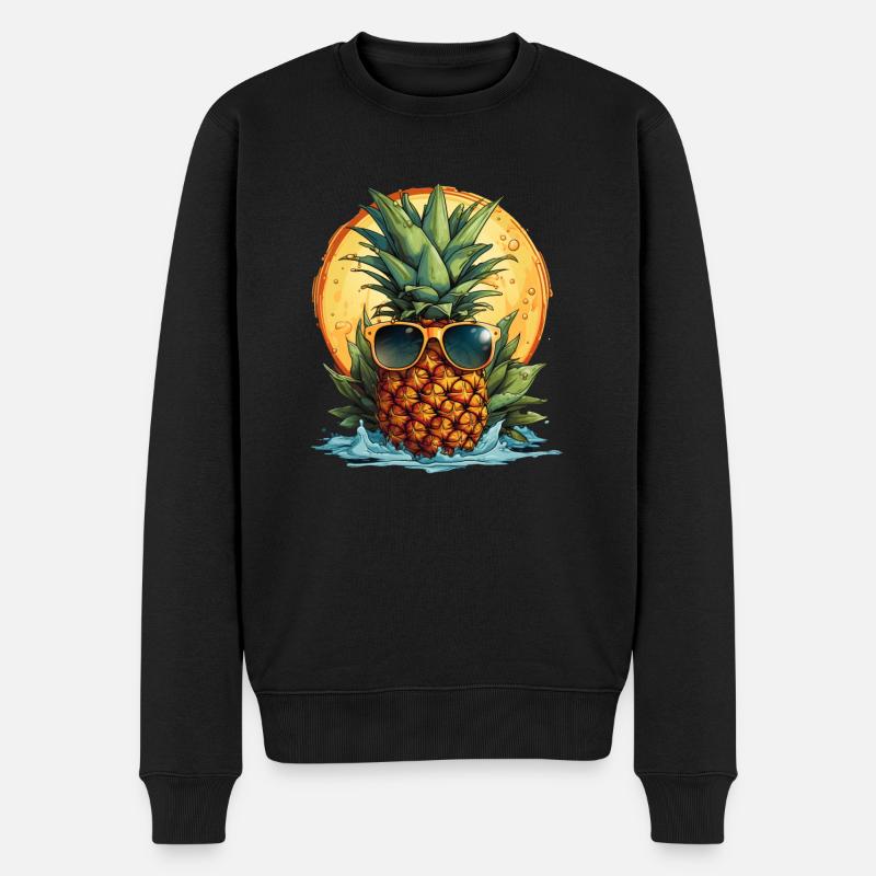 Ananas - Pull Premium bio Homme - noir