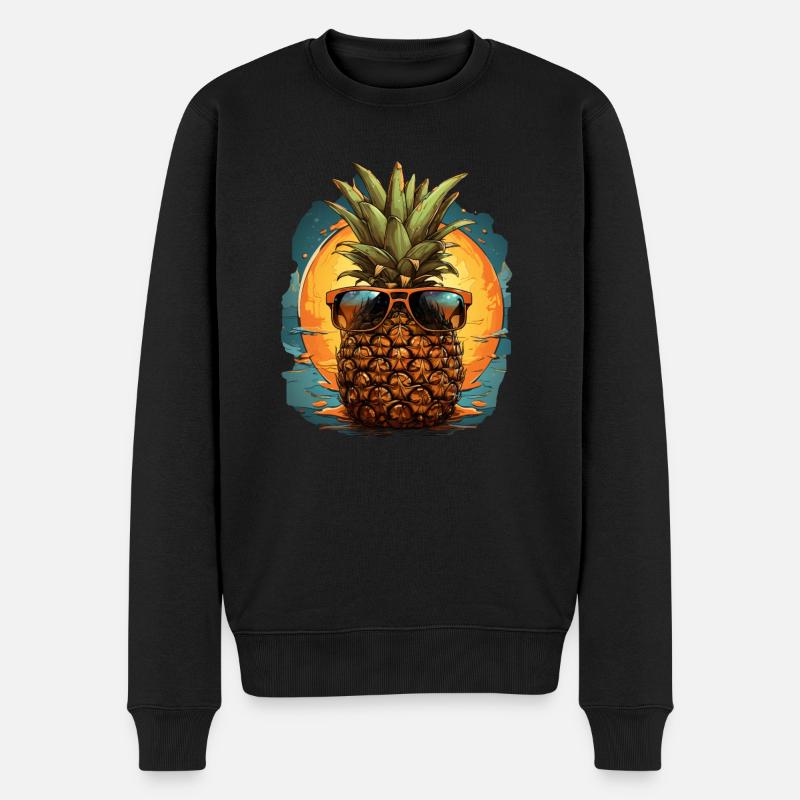 Ananas - Pull Premium bio Homme - noir