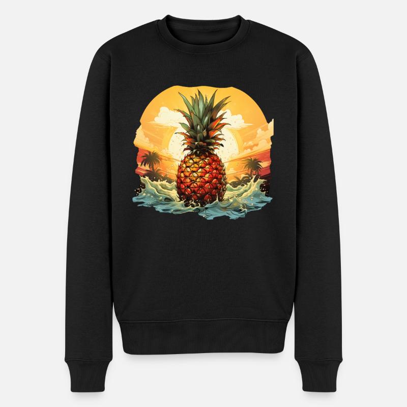 Ananas - Pull Premium bio Homme - noir