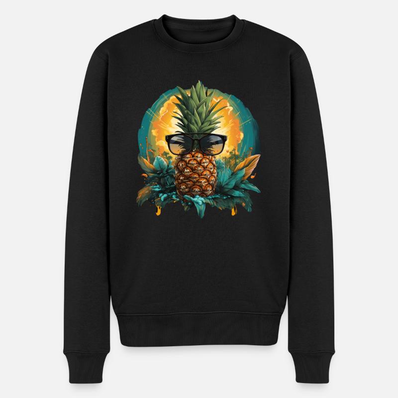 Ananas - Pull Premium bio Homme - noir