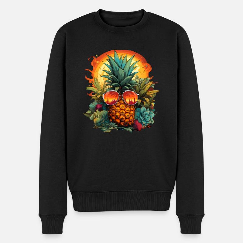 Ananas - Pull Premium bio Homme - noir