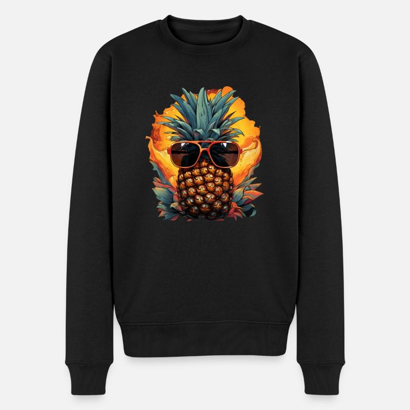 Ananas - Pull Premium bio Homme - noir