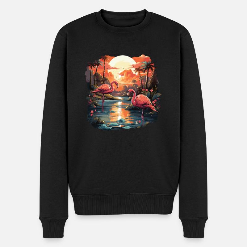 Flamant - Pull Premium bio Homme - noir