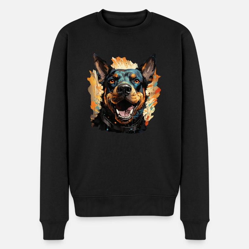 Chien - Pull Premium bio Homme - noir