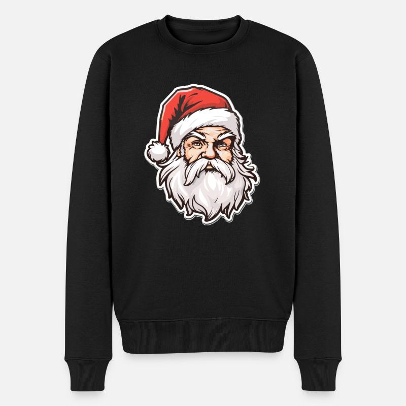 Père Noël - illustration - Pull Premium bio Homme - noir