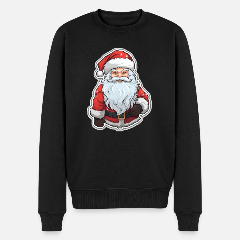 Père Noël - illustration - Pull Premium bio Homme - noir