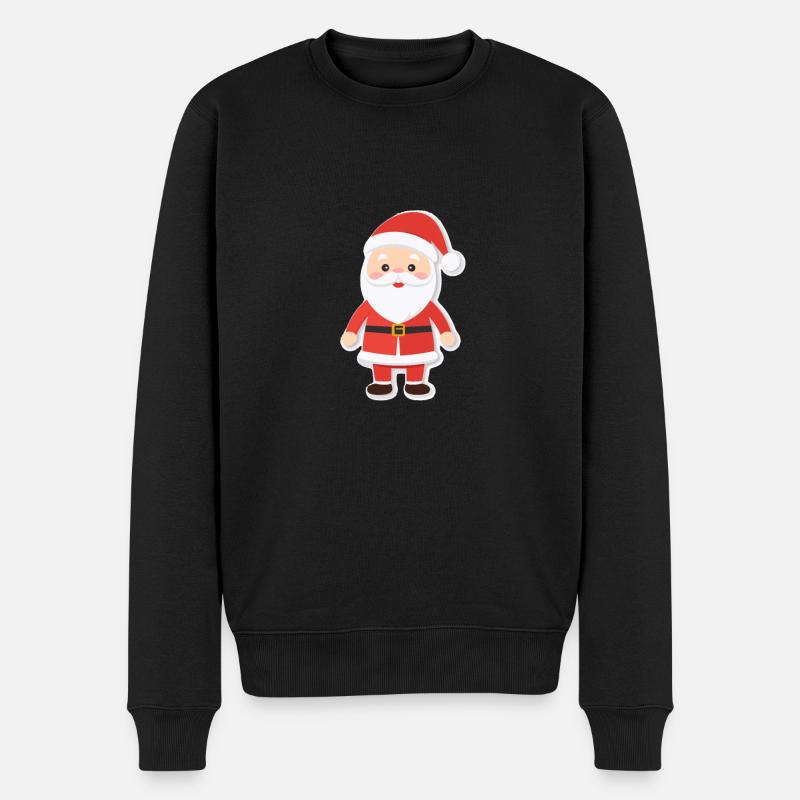 Père Noël - illustration - Pull Premium bio Homme - noir