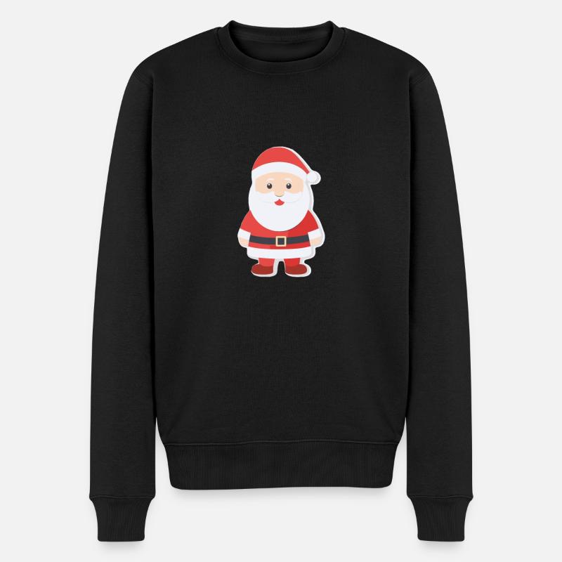 Père Noël - illustration - Pull Premium bio Homme - noir