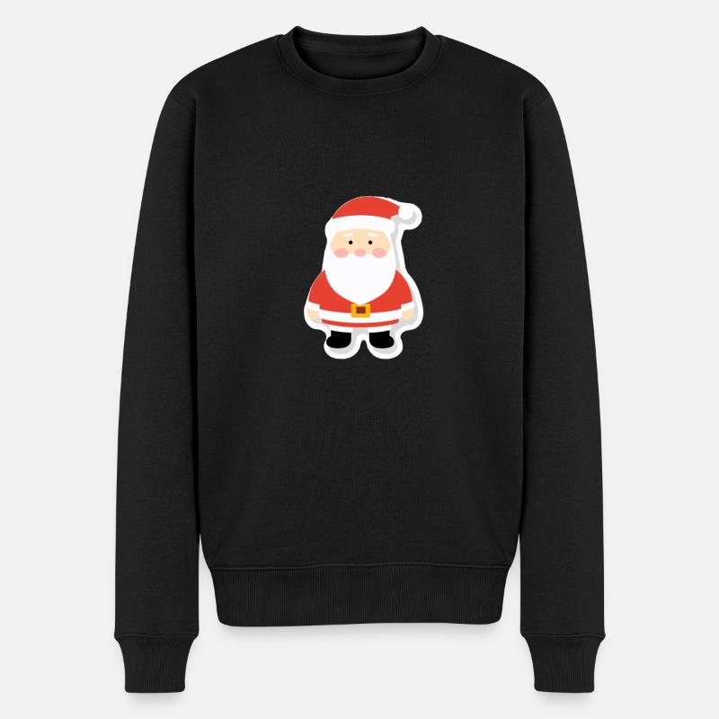 Père Noël - illustration - Pull Premium bio Homme - noir