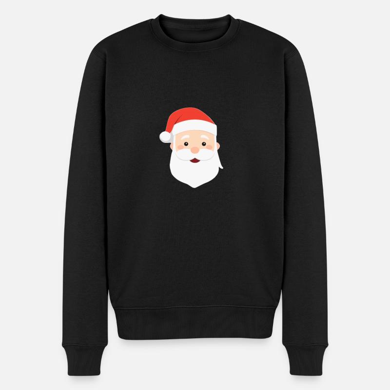 Père Noël - illustration - Pull Premium bio Homme - noir