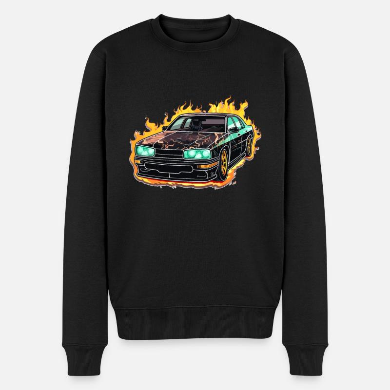 Voiture - Illustration - Pull Premium bio Homme - noir