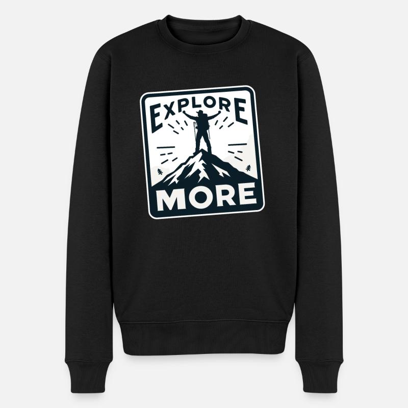 En savoir plus - Wanderer - Pull Premium bio Homme - noir