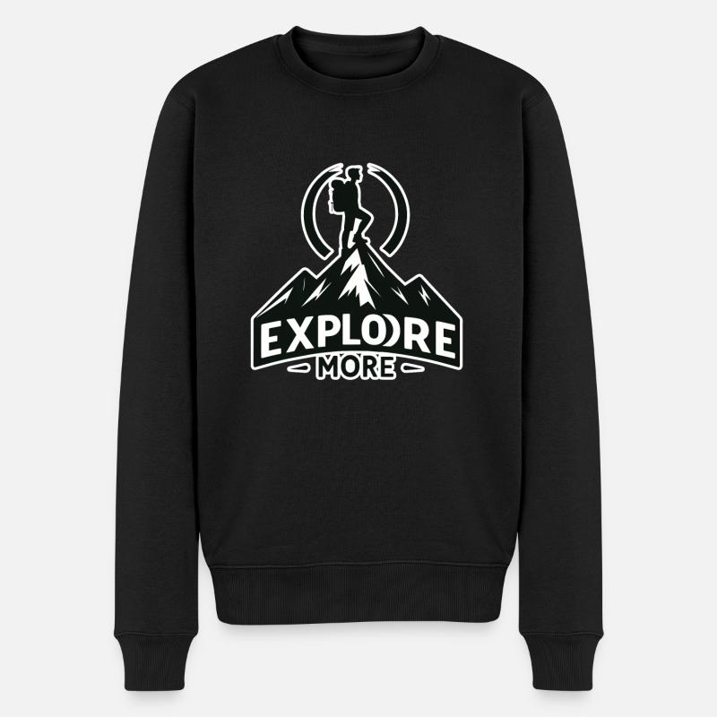 En savoir plus - Wanderer - Pull Premium bio Homme - noir
