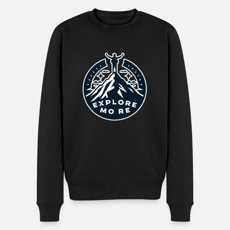 En savoir plus - Wanderer - Pull Premium bio Homme - noir