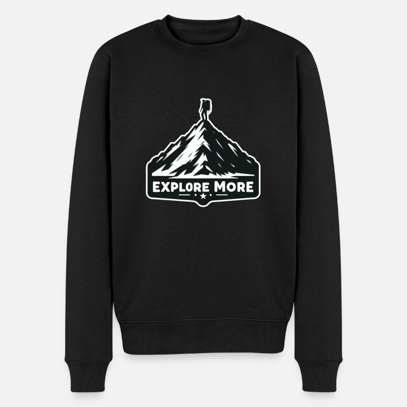 En savoir plus - Wanderer - Pull Premium bio Homme - noir