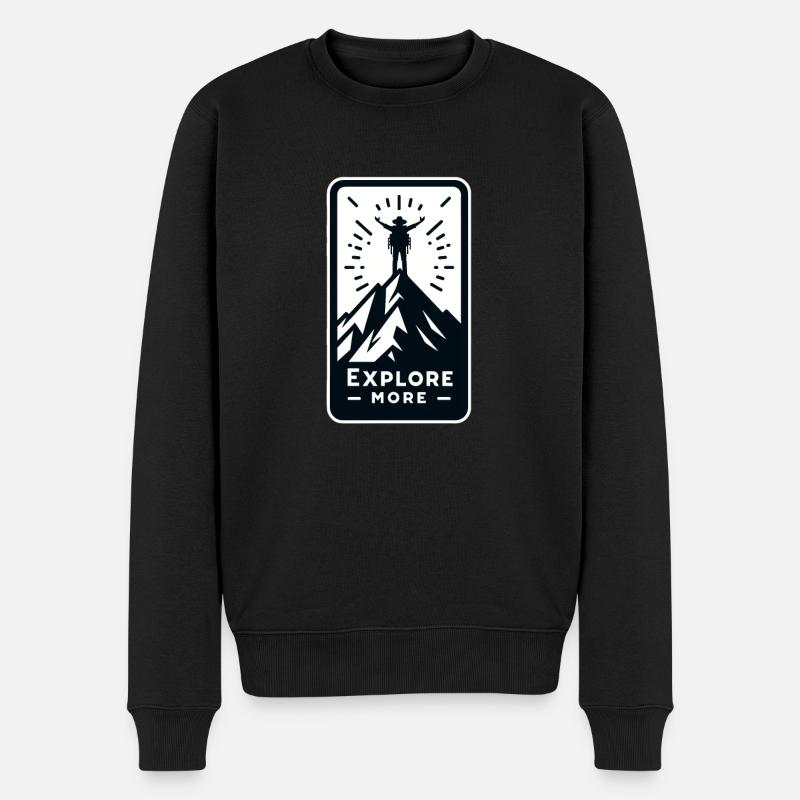 En savoir plus - Wanderer - Pull Premium bio Homme - noir
