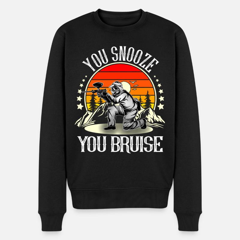 Paintball - Pull Premium bio Homme - noir