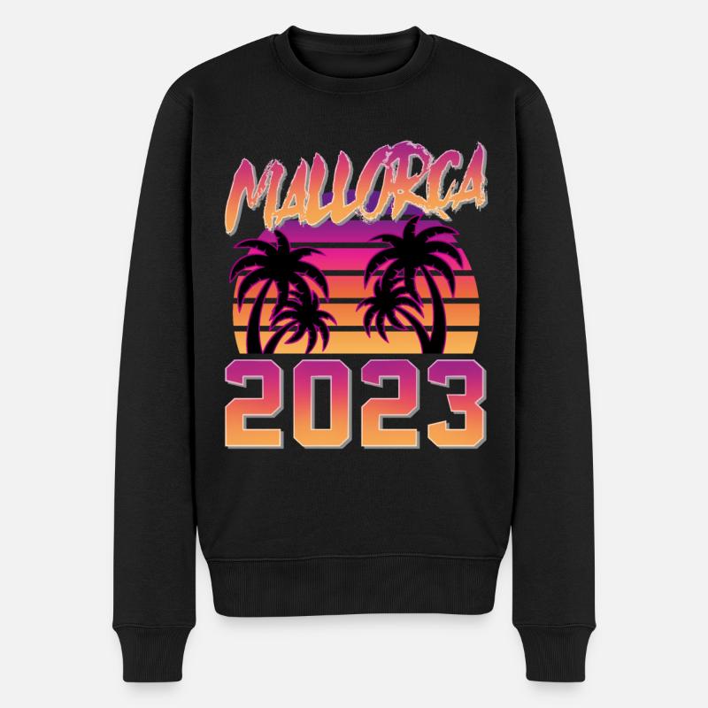 Majorque 2023 Malle - Pull Premium bio Homme - noir